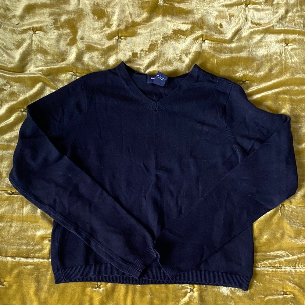 Women’s vintage Black V-Neck Boyfriend Sweater by The Limited